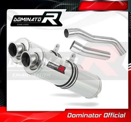 Εξάτμισεις Διπλά Τελικά Dominator Round S.Steel Kawasaki Z 1000 2007-2009