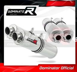 Εξατμίσεις Διπλά Τελικά Dominator Round S.Steel  KTM 990 SMT Με Σιγαστήρες
