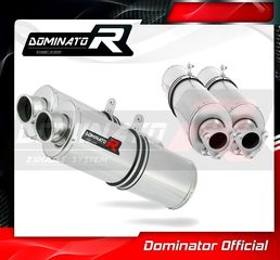 Εξατμίσεις Διπλά Τελικά Dominator Oval  S.Steel  KTM 990 SMT Με Σιγαστήρες