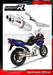 Εξατμίσεις Διπλά Τελικά Dominator Oval S.Steel Yamaha TDM 850 ALL MODELS(Καταργεί το καζανάκι) Με Σιγαστήρες