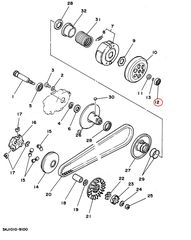 CR-90 TARGET,DT-50R(4CT)(1995),YA-50/90 AXIS,CG-50 JOG,YE-50/80,CR-50Z,CH-50,CA-50 RIVA,YJ-50 VINO,CY-50 JOG(3KJ,3WG),CT-50S,YG-50 JOG (3YK),CR-50Z(3WG),CE-50ET YAMAHA ΡΟΥΛΕΜΑΝ ΦΥΓΟΚΕΝΤΡΙΚΟΥ-thumb-2