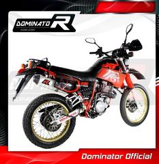 Εξάτμιση Τελικό Dominator MX  S.Steel/Carbon End Yamaha XT 600 1987 - 1989 Με Σιγαστήρα