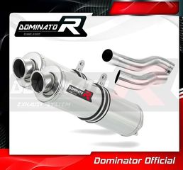Εξάτμισεις Διπλά Τελικά Dominator Round S.Steel Suzuki GSXR 1000 2009-2011 K9-K11