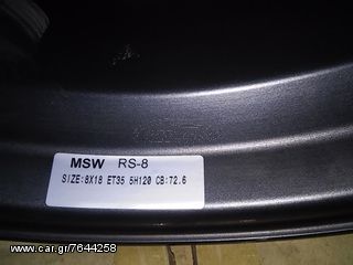 ZANTES 18" RS-8 8X18 ET35 5X120 BMW 316 318 320-thumb-4