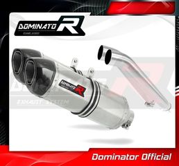 Εξατμίσεις Διπλά Τελικά Dominator HP1 S.Steel/Carbon End Cagiva V Raptor 1000 Με Σιγαστήρες