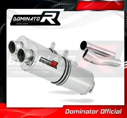 Εξάτμισεις Διπλά Τελικά Dominator Round S.Steel Ducati MONSTER 600 1993-2002 Με Σιγαστήρες