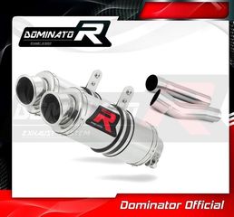 Εξάτμισεις Διπλά Τελικά Dominator GP1 S.Steel Ducati MONSTER 620 2002-2006 Με Σιγαστήρες