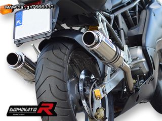 Εξάτμισεις Διπλά Τελικά Dominator GP1 S.Steel Ducati 750 SPORT/SS 2000-2002 Με Σιγαστήρες
