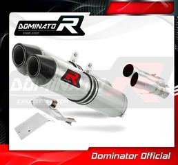 Εξάτμισεις Διπλά Τελικά Dominator HP2 S.Steel/Carbon End Ducati 999 2001-2006 Με Σιγαστήρες