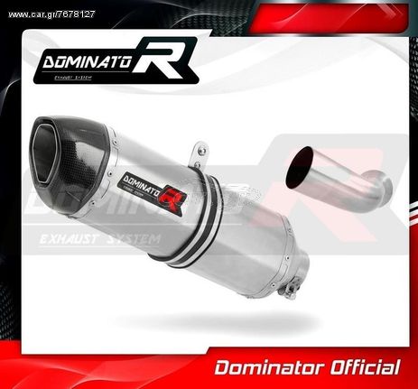 Εξάτμιση Τελικό Dominator HP1 S.Steel/Carbon End Kawasaki ZX6R 1998-2002 Με Σιγαστήρα