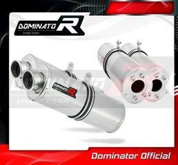 Εξάτμισεις Διπλά Τελικά Dominator Oval S.Steel Kawasaki ZX10R 2006-2007 Με Σιγαστήρες