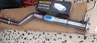 MAZDA RX8  ΚΑΤΑΛΥΤΗΣ ΜΕΤΑΛΛΙΚΟΣ INOX  200CEL  SPORT ΜΕ ΣΩΛΗΝΩΜΑ ΚΑΙ ΘΕΣΗ ΑΙΣΘΗΤΗΡΑ Λ ΚΑΙΝΟΥΡΓΙΟΣ ΕΤΟΙΜΟΣ ΓΙΑ ΕΓΚΑΤΑΣΤΑΣΗ -thumb-4