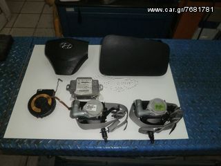 HYUNDAI ACCENT 06-10 AΕΡΟΣΑΚΟΣ ΟΔΗΓΟΥ-ΣΥΝΩΔΗΓΟΥ-ΤΑΙΝΙΑ ΑΕΡΟΣΑΚΟΥ,ΖΩΝΕΣ-ΕΓΚΕΦΑΛΑΚΙ..