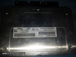 Citroen C2 C3 εγκέφαλος κινητήρα VALEO J34P 9664127180