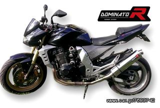 Εξάτμισεις Διπλά Τελικά Dominator Round S.Steel Kawasaki Z 1000 2003-2006