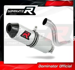 Εξάτμιση Τελικό Dominator MX S.Steel/Carbon End Kawasaki KLX 250 1994 - 2007 Με Σιγαστήρα