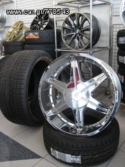 ΑΜΕΡΙΚΑΝΙΚΕΣ ΖΑΝΤΕΣ TEXANO Colossus 24"(6 μπουλόνια) ΓΙΑ HUMMER H3! ΠΡΟΣΦΟΡΑ!!!-thumb-3