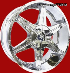 ΑΜΕΡΙΚΑΝΙΚΕΣ ΖΑΝΤΕΣ TEXANO Colossus 24"(6 μπουλόνια) ΓΙΑ HUMMER H3! ΠΡΟΣΦΟΡΑ!!!-thumb-1