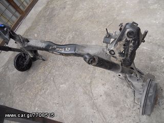 CITROEN C3 12-16 ΑΞΟΝΑΣ ΠΙΣΩ ΜΕ ΤΑΜΠΟΥΡΑ