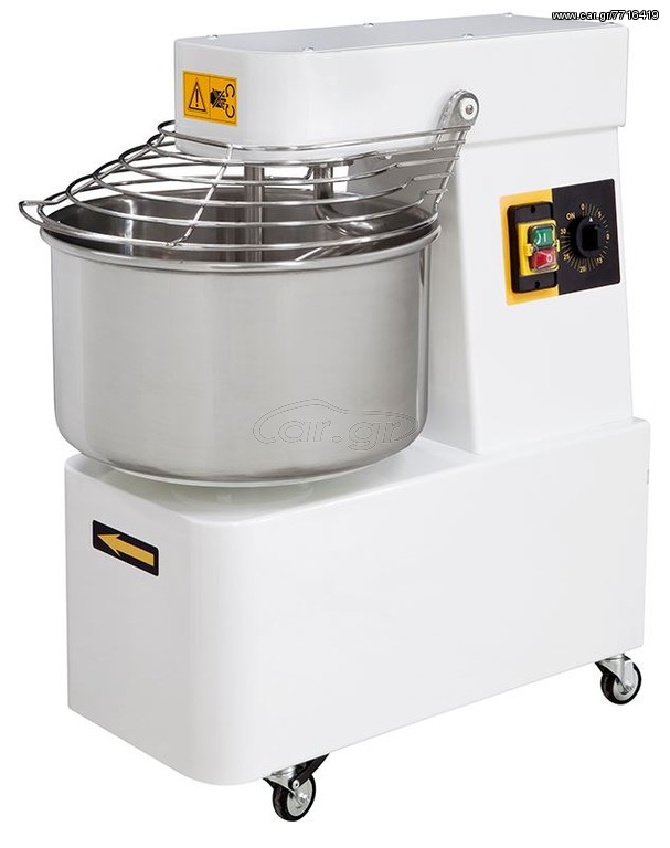Ταχυζυμωτήριο 17 kgr- 22 lt PRISMA FOOD με σταθερή κεφαλή & κάδο 400 V