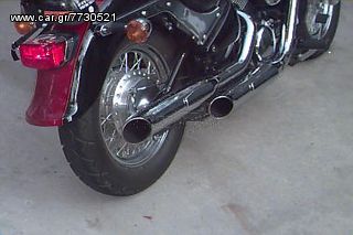 Εξατμίσεις απο Kawasaki Vulcan classic 400 μαμα