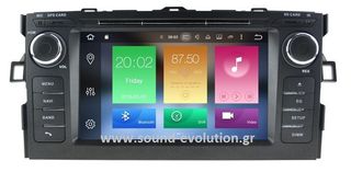 LM DIGITAL X028 TOYOTA AURIS 06>12 ANDROID 9/4GB RAM/8core www.sound-evolution.gr