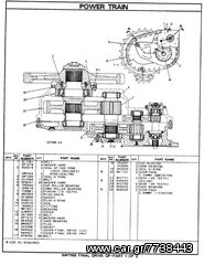 4E7717/4V5771-CATERPILLAR 225/227/235/235Β/235C GENUINE SHAFT FINAL DRIVE SPROCKET WITH BRGS 1B6577 - ΑΞΟΝΑΣ ΤΕΛΙΚΗΣ ΓΝΗΣΙΟΣ CAT 225/227/235B-C-thumb-2