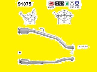 Καταλύτης SUZUKI GRAND VITARA II 1.6/2.0cc  2005-2015      KARALOIZOS exhaust 