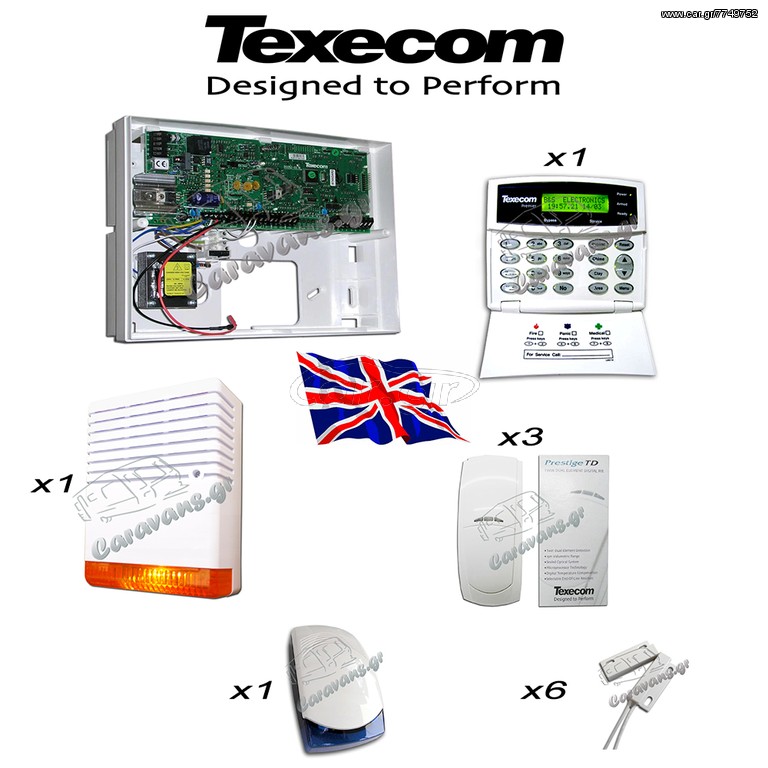 Texecom Πακέτο Συναγερμού Νο.2
