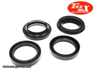 KAWASAKI Z1000 Z750R ZX6R ZX636 ZXR400 ZZR600 VERSYS 650 ΣΕΤ ΤΣΙΜΟΥΧΕΣ ΜΕ ΞΥΣΤΡΕΣ ΠΙΡΟΥΝΙΟΥ TΗΣ TOURMAX, MADE IN JAPAN