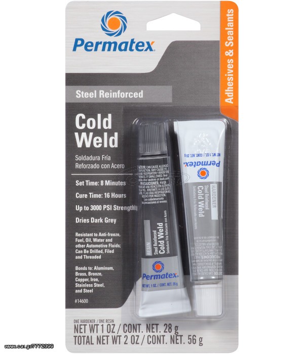 PERMATEX 14600 Cold Weld Bonding Compound
