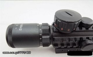ΠΡΟΣΦΟΡΑ ΔΙΟΠΤΡΑ ACURATE M9 3 - 10 x42 με LASER και φωτιζομενο σταυρονημα RED- GREEN -thumb-2