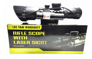 ΠΡΟΣΦΟΡΑ ΔΙΟΠΤΡΑ ACURATE M9 3 - 10 x42 με LASER και φωτιζομενο σταυρονημα RED- GREEN -thumb-6