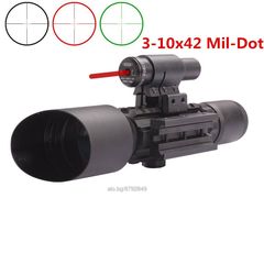 ΠΡΟΣΦΟΡΑ ΔΙΟΠΤΡΑ ACURATE M9 3 - 10 x42 με LASER και φωτιζομενο σταυρονημα RED- GREEN -thumb-10