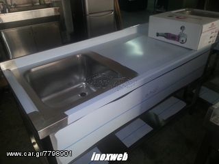 INOXWEB 2027-Λαντζα ανοιχτη 190χ70χ87 με 1 γ 50χ50