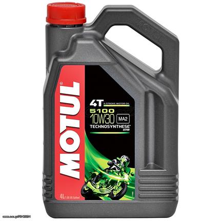 Motul 5100 10W-30 4T Ημισυνθετικό 4L 