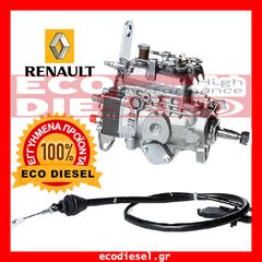 RENAULT  ** ΕΓΓΥΗΣΗ 2 ΕΤΗ!! **ΚΙΤ ΑΛΛΑΓΗΣ ΗΛΕΚΤΡΟΝΙΚΗΣ ΑΝΤΛΙΑΣ ΠΕΤΡΕΛΑΙΟΥ DELPHI 8640A111Β ΣΕ ΜΗΧΑΝΙΚΗ ΤΥΠΟΥ BOSCH- RENAULT Kangoo-Clio-Megane 1,9cc * ECO DIESEL *