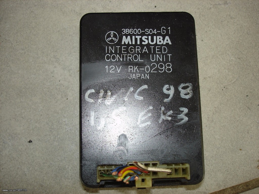 Ολοκληρωμένη μονάδα ελέγχου Mitsuba 38600-S04-G1 για Honda
