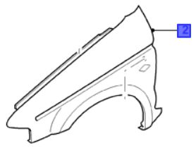 ΦΤΕΡΟ ΕΜΠΡΟΣ ΑΡΙΣΤΕΡΑ FORD RANGER 2002-2011 2WD
