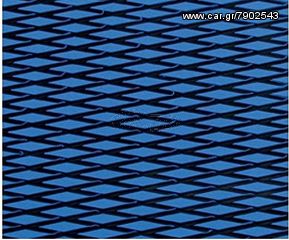 ΛΥΡΗΣ HYDRO-TURF Bulk Material, 95cm x 147cm Sheet, Molded Diamond Groove, Blue/Black, HT-SHT37CD2T-BL/BK