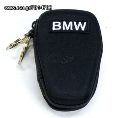 Σκληρή Θήκη Κλειδιών, USB, Χρημάτων με Διπλό Κρίκο και Λογότυπο BMW