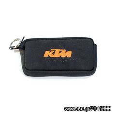 Μπρελόκ - Θήκη Κλειδιών από Μαλακό Ύφασμα με Λογότυπο KTM Μαύρο