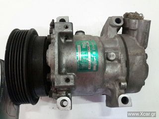 Συμπιεστής A/C (Κομπρέσορας) RENAULT CLIO ( CB ) Hatchback / 3dr 2001 - 2005 1.4 16V (B/CB0L)  ( K4J 712,K4J 713  ) (95 hp ) Βενζίνη #SD6V12