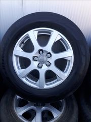  AUDI ΓΝΗΣΙΕΣ ΖΑΝΤΕΣ ΑΛΟΥΜΙΝΙΟΥ Q5 Q3 Q7 17'' ΜΕ ΛΑΣΤΙΧΑ DUNLOP-thumb-1