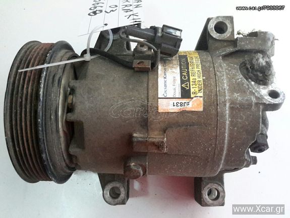 Συμπιεστής A/C (Κομπρέσορας) NISSAN MICRA Hatchback / 3dr 2000 - 2003 ( K11 ) 1.0 i 16V  ( CG10DE  ) (60 hp ) Βενζίνη #2J831