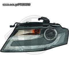 Audi A4-B8 ΦΑΝΑΡΙΑ ΜΠΡΟΣΤΑ DAYLIGHT LED BLACK(ΜΑΥΡΑ)