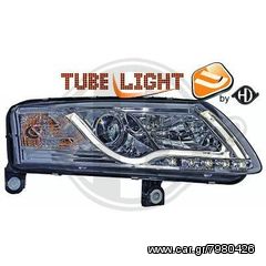 Audi Α6 ΦΑΝΑΡΙΑ ΜΠΡΟΣΤΑ DAYLIGHT LED CHROME(ΧΡΩΜΙΟ)