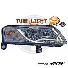 Audi A6 ΦΑΝΑΡΙΑ ΜΠΡΟΣΤΑ DAYLIGHT LED XENON CHROME(ΧΡΩΜΙΟ)