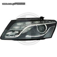 Audi Q5 ΦΑΝΑΡΙΑ ΜΠΡΟΣΤΑ DAYLIGHT LED BLACK(MΑΥΡΑ)