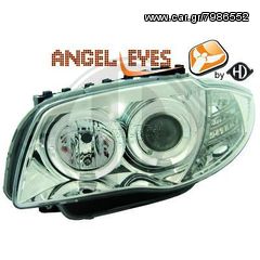 BMW SERIES 1 E87/E87 04-11 ANGEL EYES CHROME(ΧΡΩΜΙΟ)